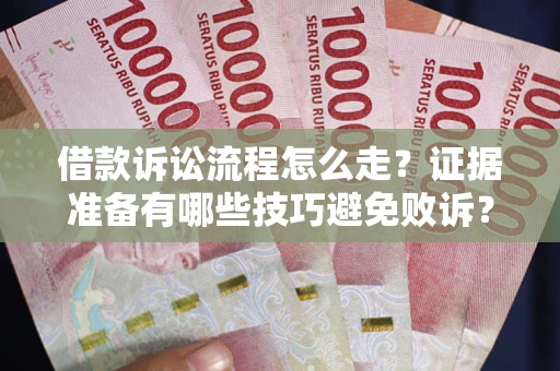 济南借款诉讼流程怎么走？证据准备有哪些技巧避免败诉？