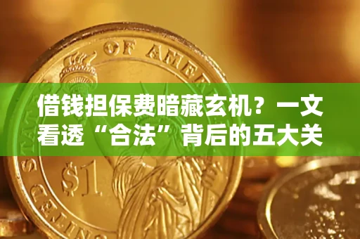济南借钱担保费暗藏玄机？一文看透“合法”背后的五大关键陷阱
