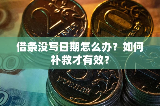 济南借条没写日期怎么办？如何补救才有效？