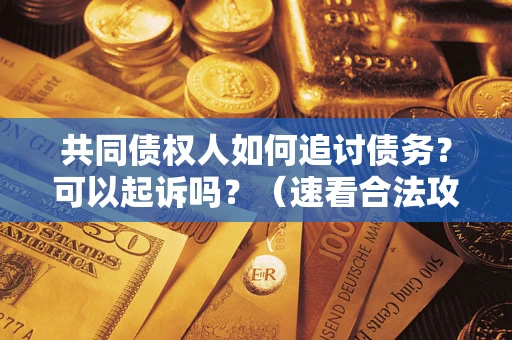 济南共同债权人如何追讨债务？可以起诉吗？（速看合法攻略）