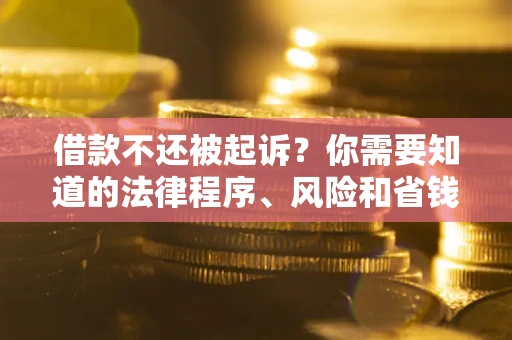 济南借款不还被起诉？你需要知道的法律程序、风险和省钱技巧