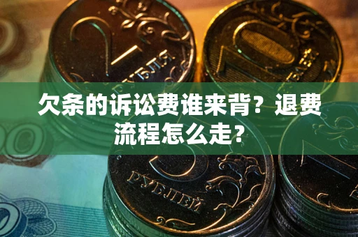 济南欠条的诉讼费谁来背？退费流程怎么走？