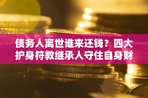 济南债务人离世谁来还钱？四大护身符教继承人守住自身财产